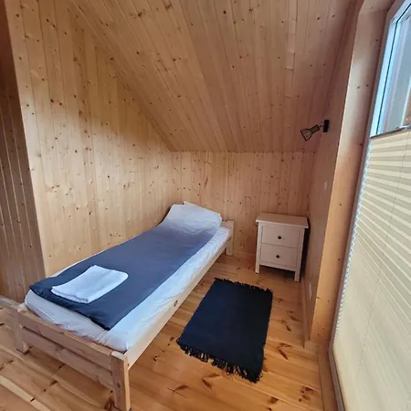 Дом отдыха Nowy Drewniany Tu Mi Dobrze W Lubkowie Z Plaza *