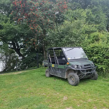 Дом отдыха Nowy Drewniany Tu Mi Dobrze W Lubkowie Z Plaza *