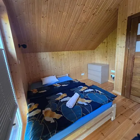 Дом отдыха Nowy Drewniany Tu Mi Dobrze W Lubkowie Z Plaza *