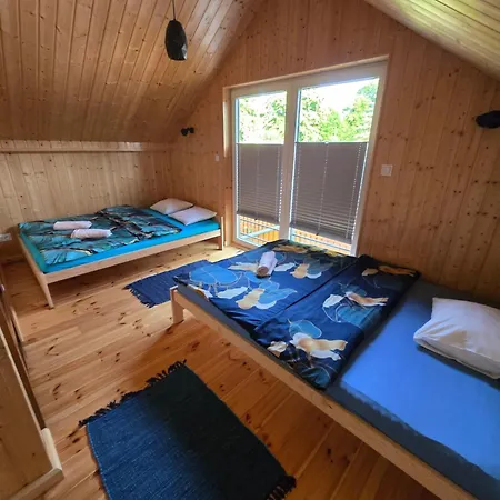 Feriehus Nowy Drewniany Tu Mi Dobrze W Lubkowie Z Plaza Lubkowo