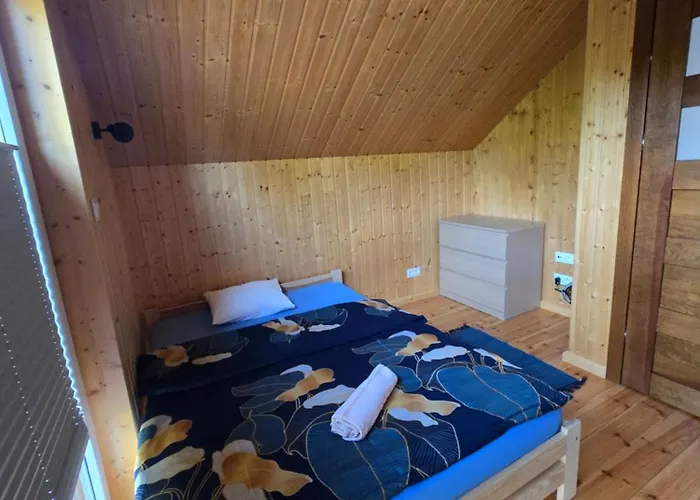 Prázdninový dům Nowy Drewniany Tu Mi Dobrze W Lubkowie Z Plaza *